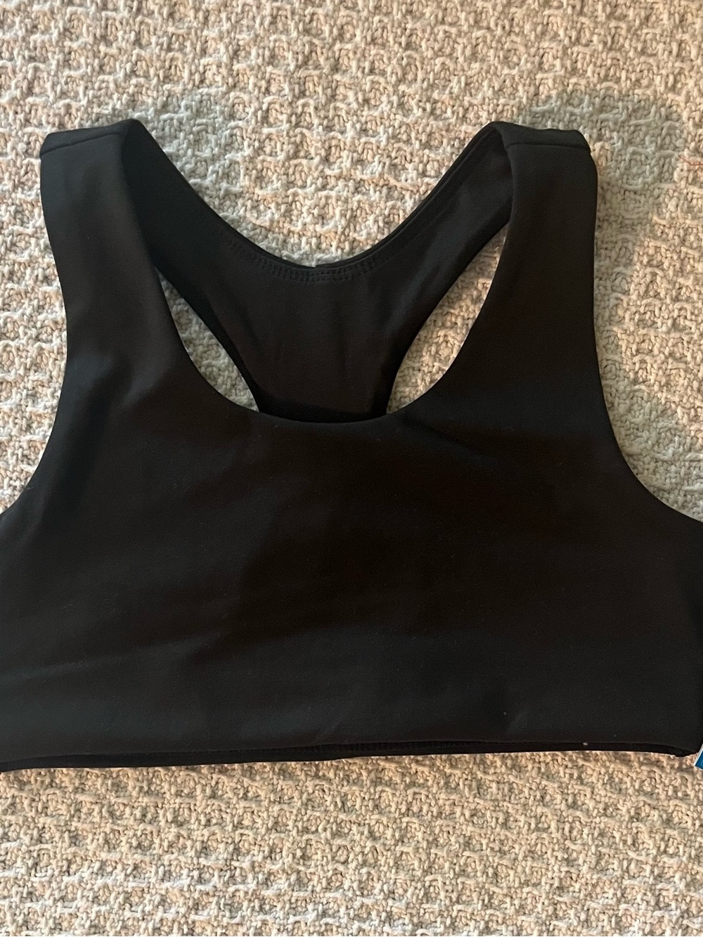 DSG Black Racerback Sports Bra - Smooth Support